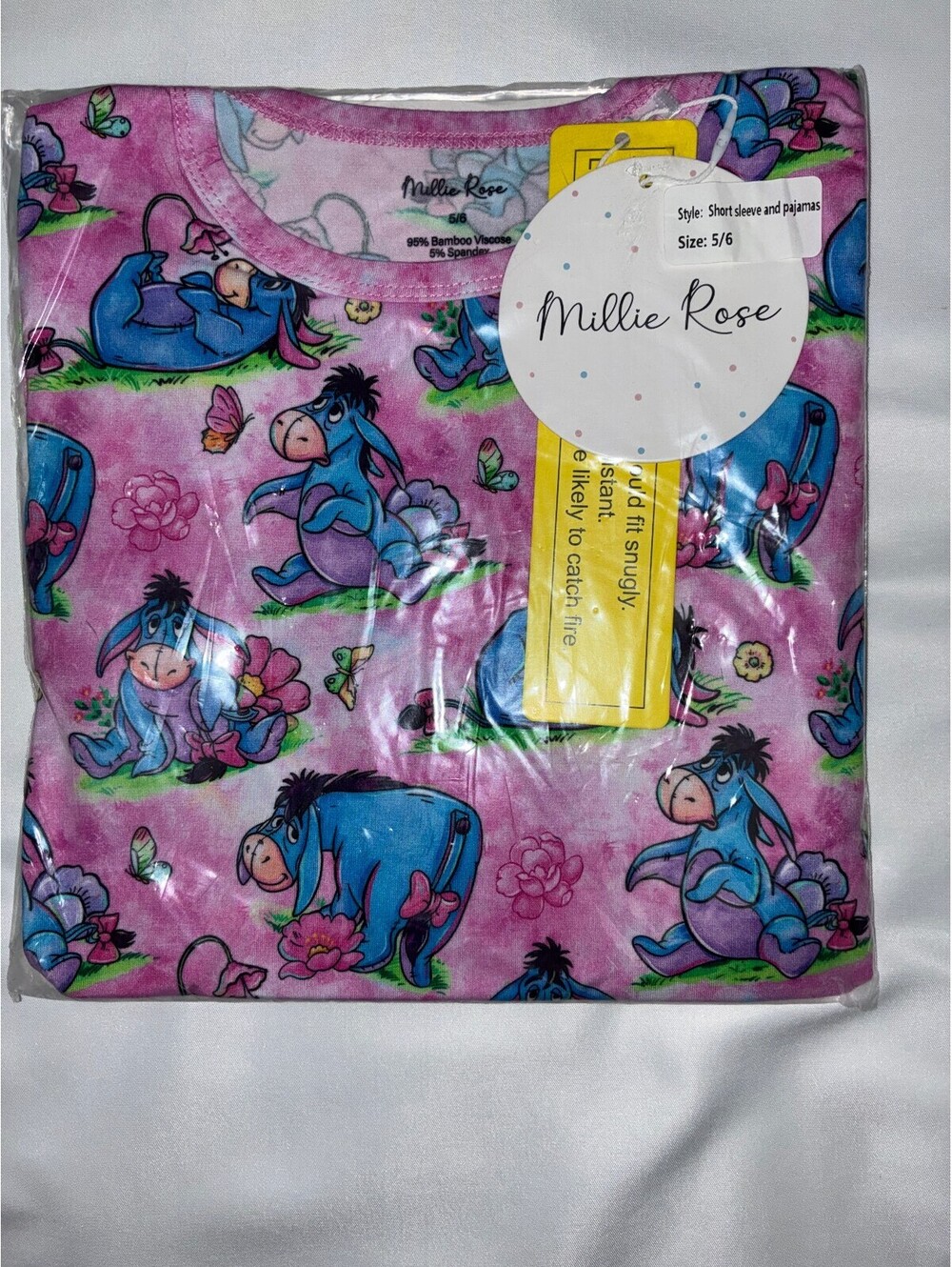 Millie Rose Bamboo Short Set 5/6T NIB